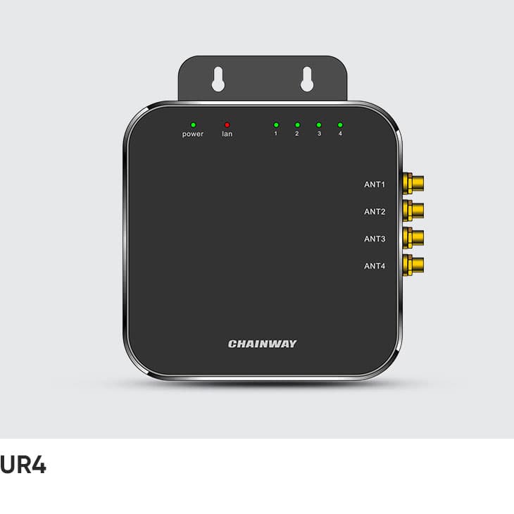 Chainway UR4 dört portlu sabit UHF RFID okuyucu